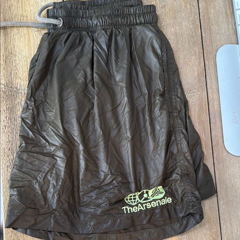 The Arsenale dark green Shorts